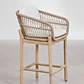 Taburete alto Rieleri en madera de acacia - Miniatura 3