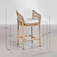 Taburete alto Rieleri en madera de acacia - Miniatura 9