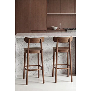 Taburete alto Xaeara en madera