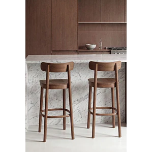Taburete alto Xaeara en madera