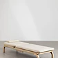 Tumbona reclinable en madera de acacia con cojín Noria - Miniatura 6