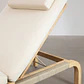 Tumbona reclinable en madera de acacia con cojín Noria - Miniatura 9