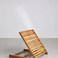 Tumbona reclinable en madera de acacia Sara - Miniatura 8
