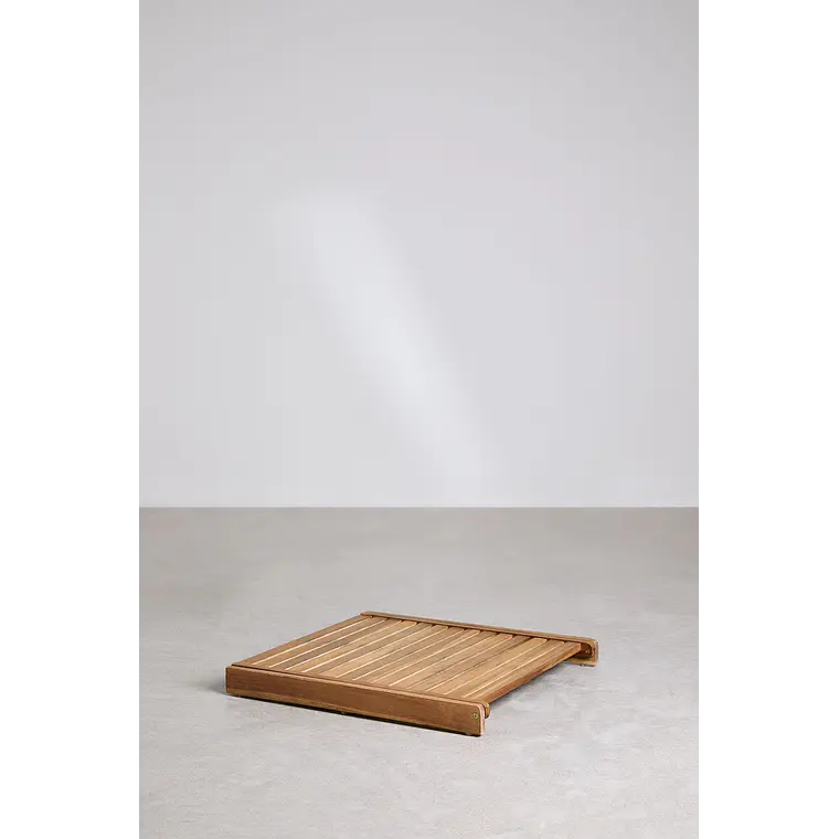 Tumbona reclinable en madera de acacia Sara 9