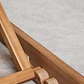 Tumbona reclinable en madera de acacia Sara - Miniatura 10