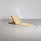 Tumbona reclinable en madera de acacia Sara - Miniatura 12