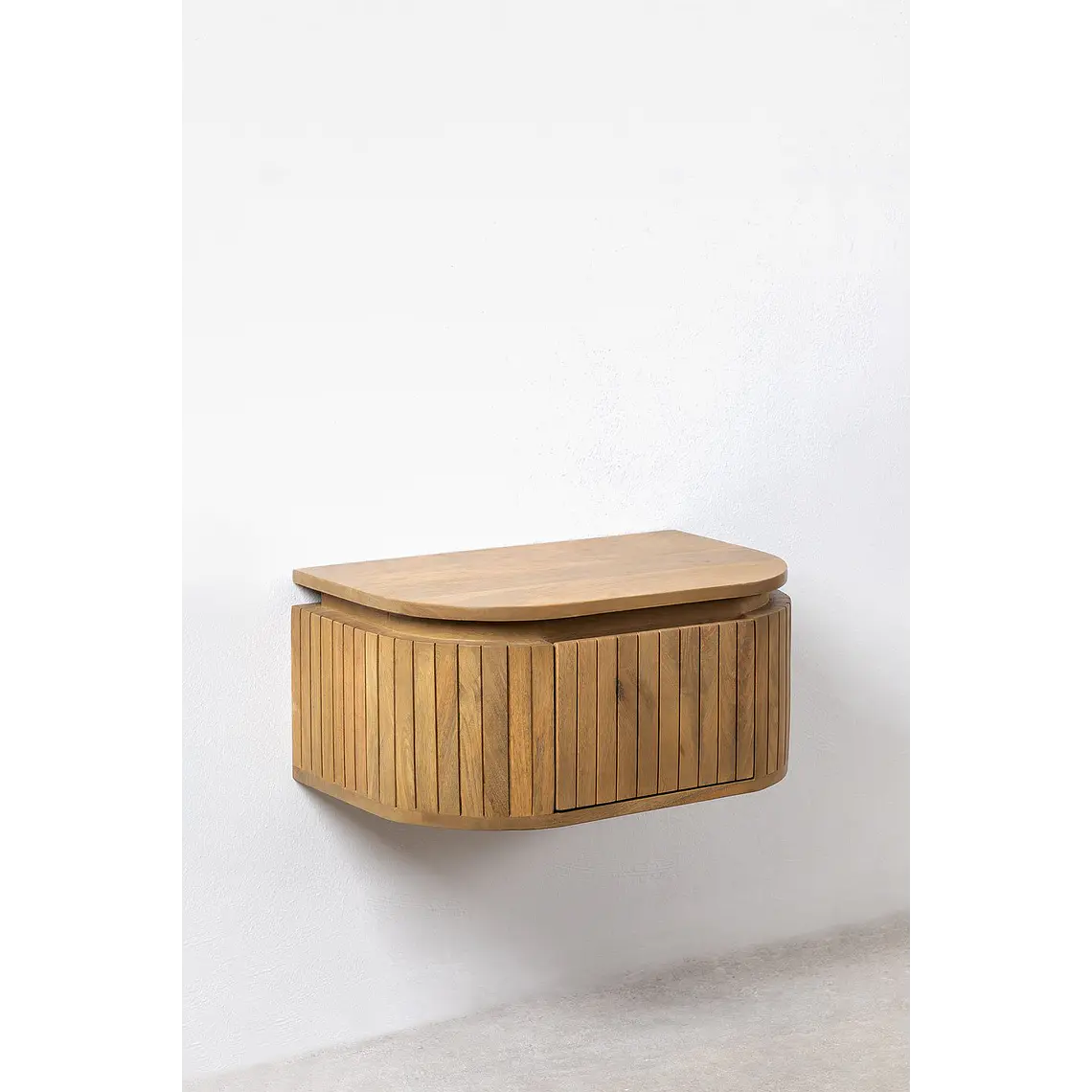 Velador Aderis flotante 55x35 cm en madera de mango 3
