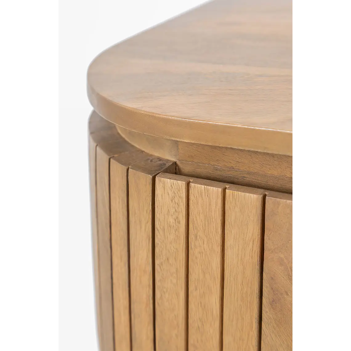 Velador Aderis flotante 55x35 cm en madera de mango 5