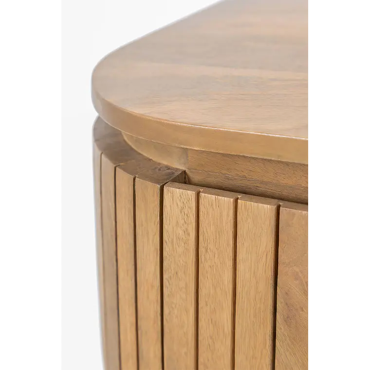 Velador Aderis flotante 55x35 cm en madera de mango 5