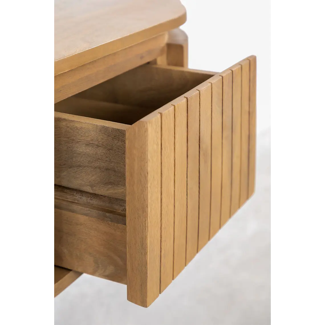 Velador Aderis flotante 55x35 cm en madera de mango 6