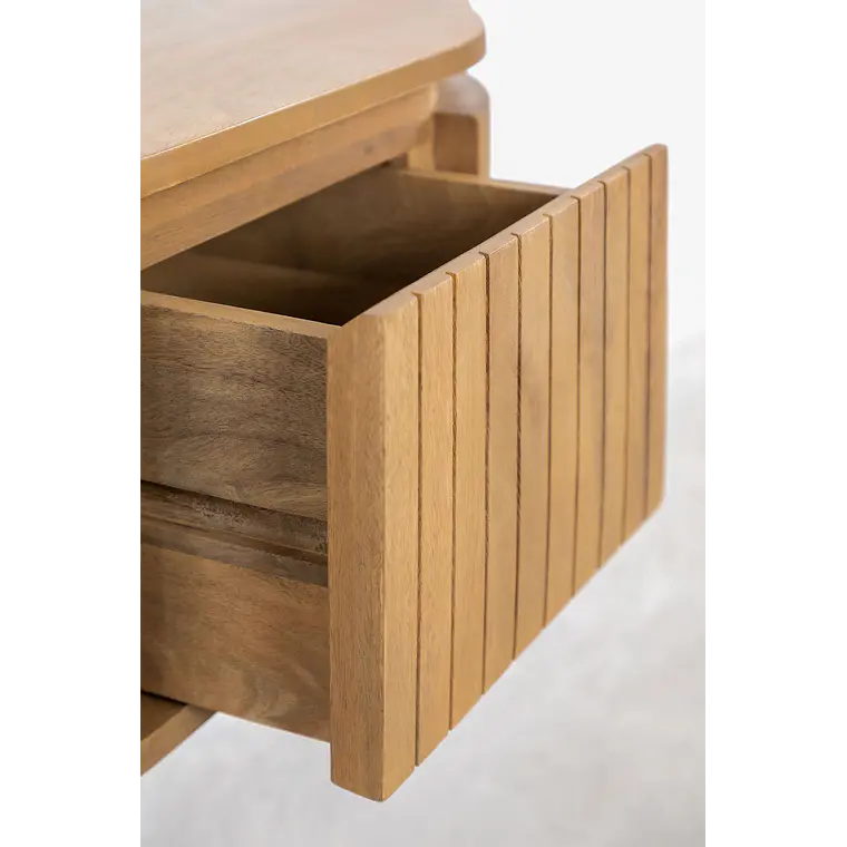 Velador Aderis flotante 55x35 cm en madera de mango 6