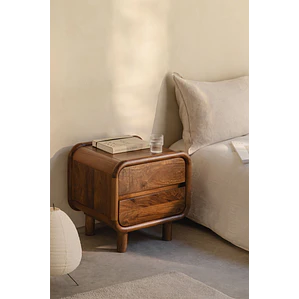 Velador Alora 50x45 cm en madera de mango