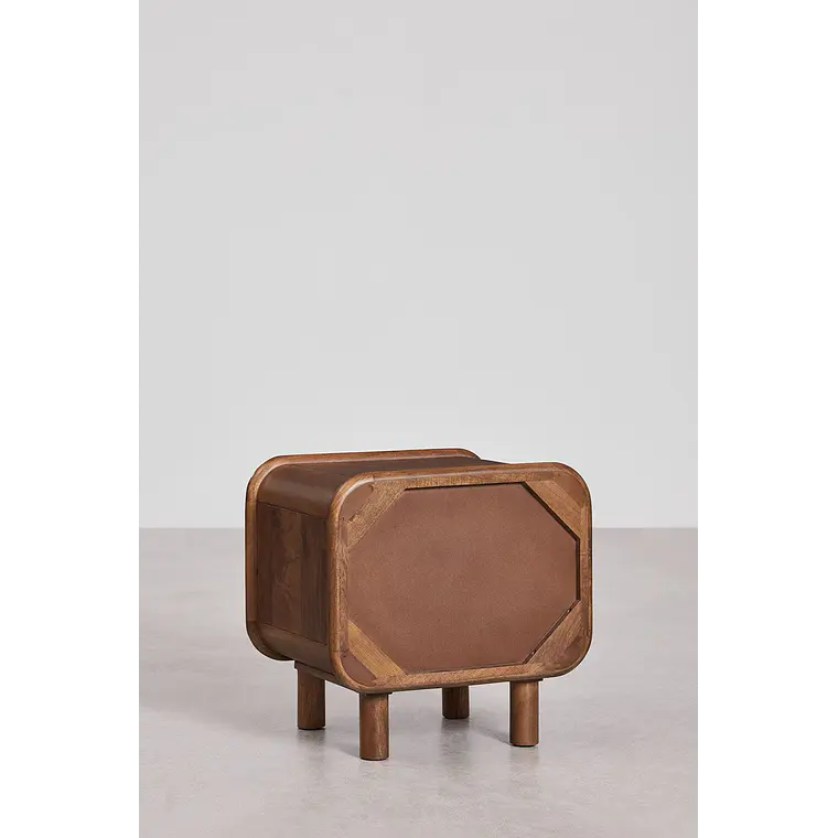 Velador Alora 50x45 cm en madera de mango 6