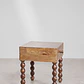 Velador Arvena 45x50 cm en madera de mango - Miniatura 4