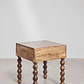 Velador Arvena 45x50 cm en madera de mango - Miniatura 5