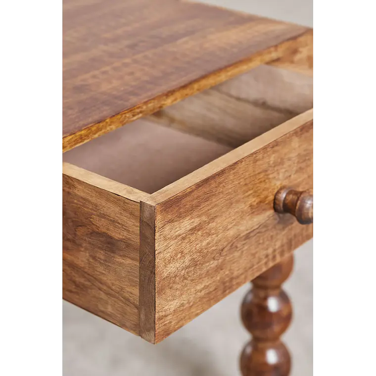 Velador Arvena 45x50 cm en madera de mango 6
