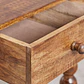 Velador Arvena 45x50 cm en madera de mango - Miniatura 6