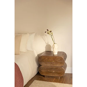 Velador Calira 55x35 cm en madera de mango