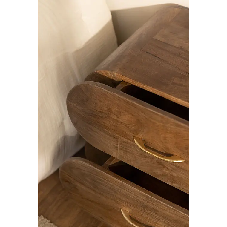 Velador Calira 55x35 cm en madera de mango 3