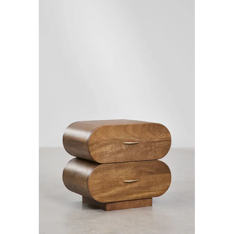 Velador Calira 55x35 cm en madera de mango 4