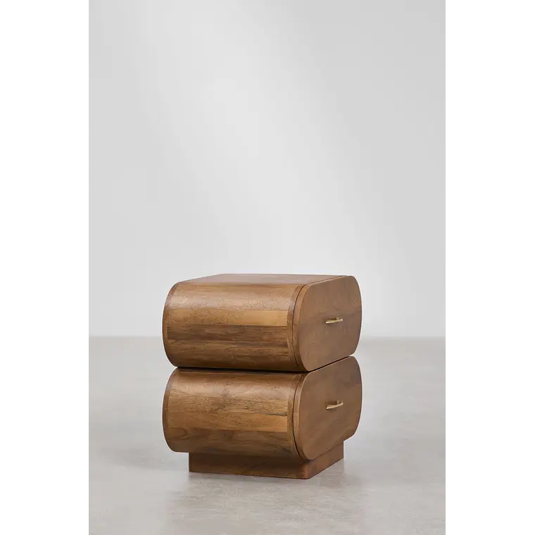 Velador Calira 55x35 cm en madera de mango 5