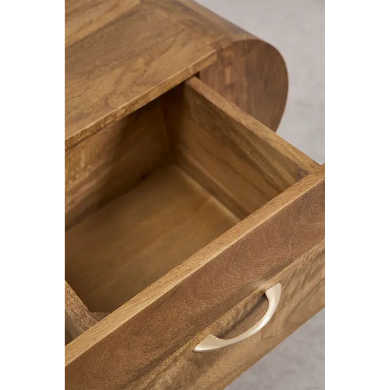 Velador Calira 55x35 cm en madera de mango 7