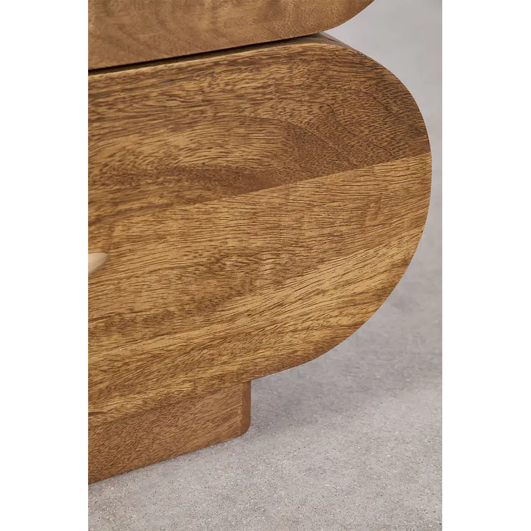 Velador Calira 55x35 cm en madera de mango 8