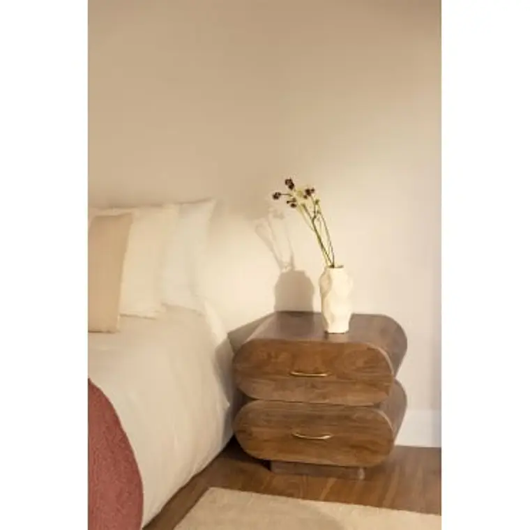 Velador Calira 55x35 cm en madera de mango 11
