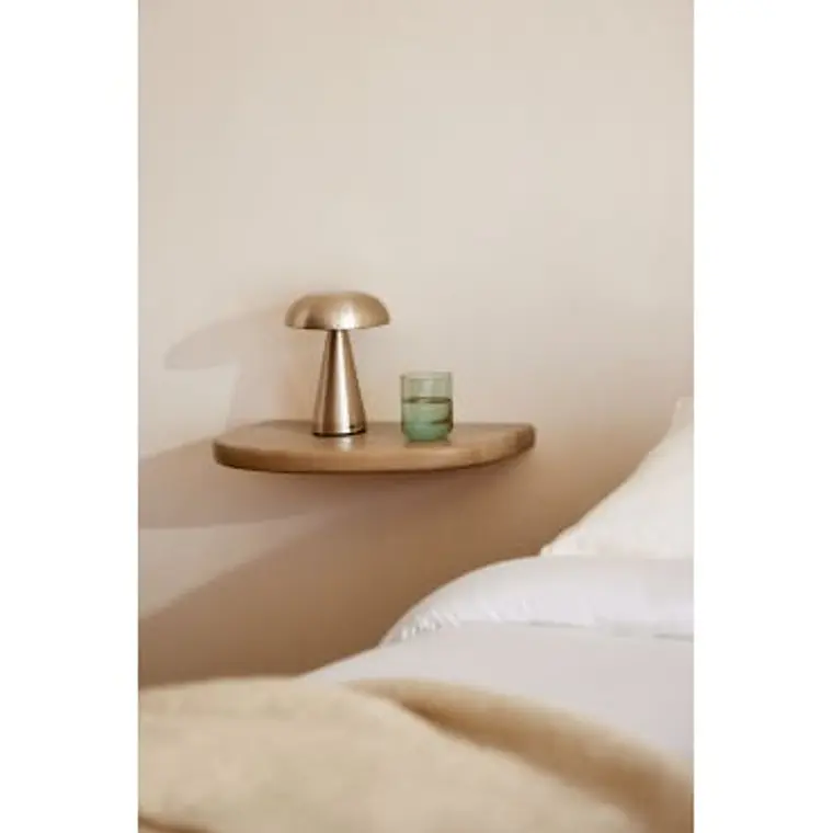 Velador Edris flotante 45x25 cm en madera de mango 9