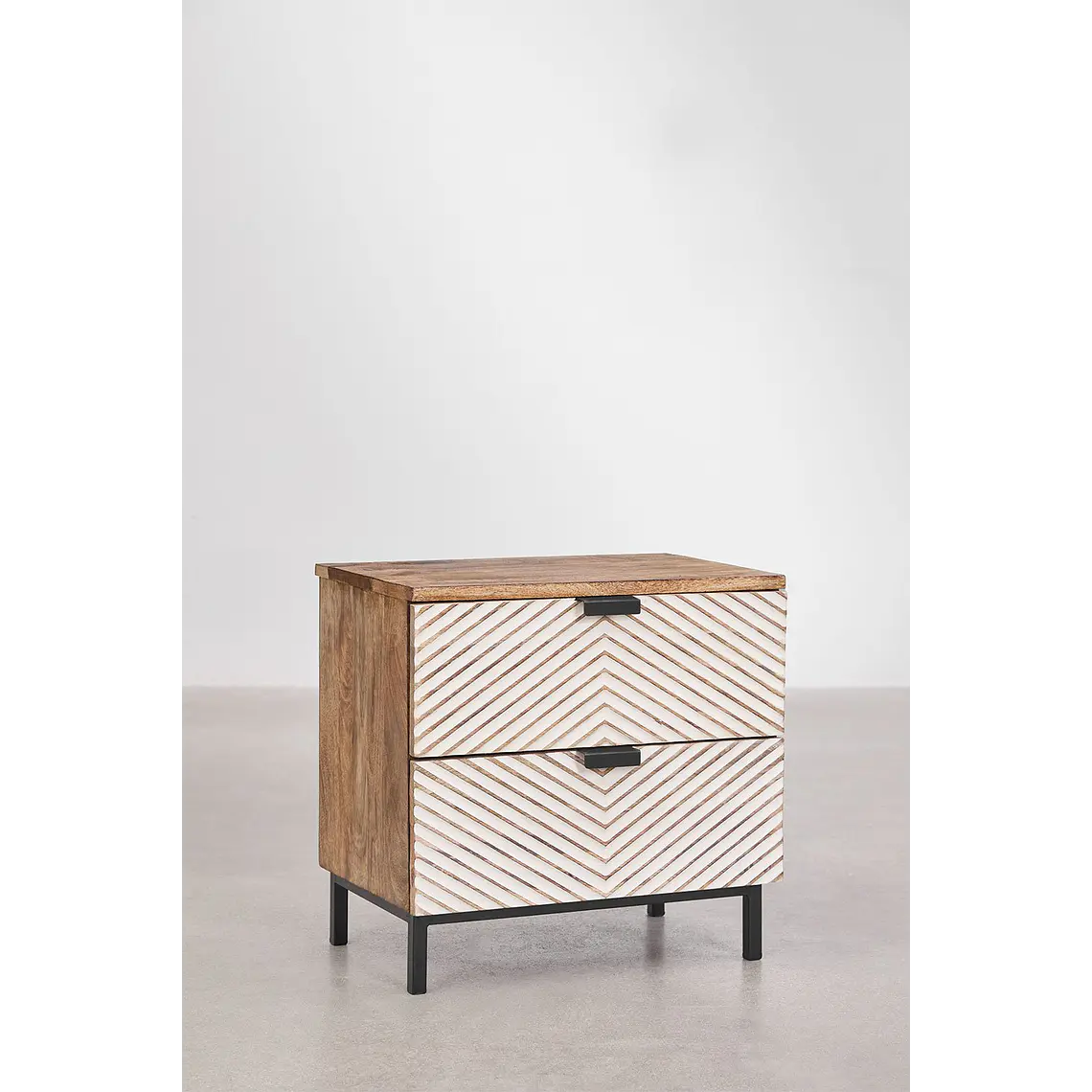 Velador Evania 50x35 cm en madera de mango 3