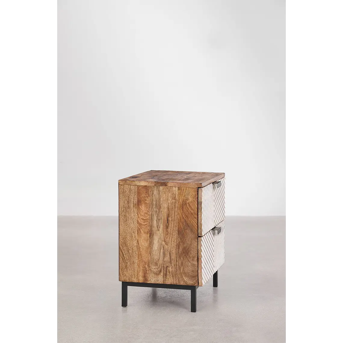 Velador Evania 50x35 cm en madera de mango 4