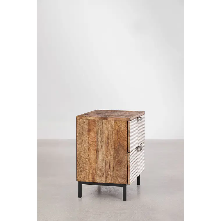Velador Evania 50x35 cm en madera de mango 4