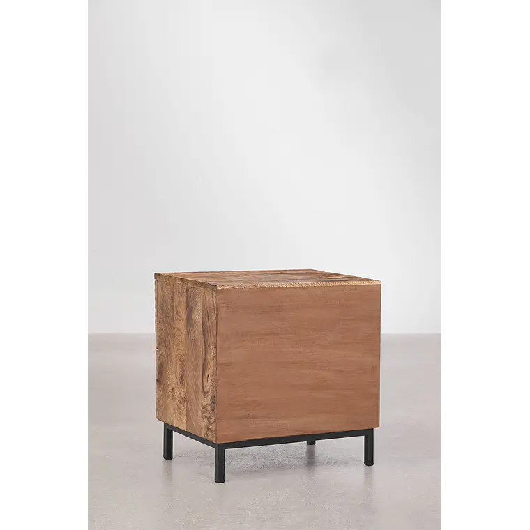 Velador Evania 50x35 cm en madera de mango 5