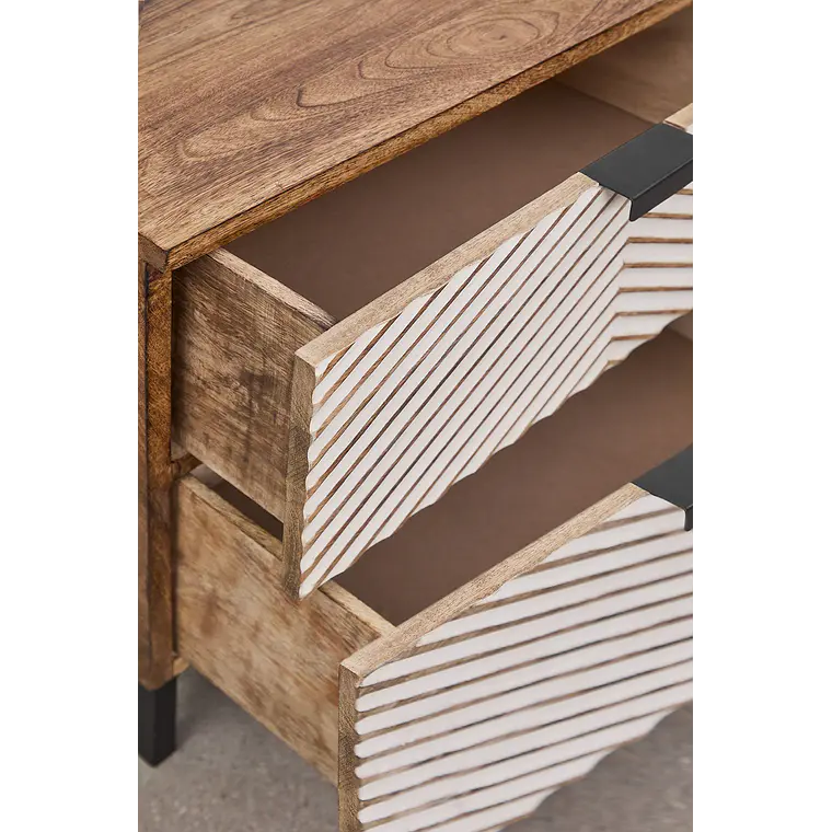 Velador Evania 50x35 cm en madera de mango 6