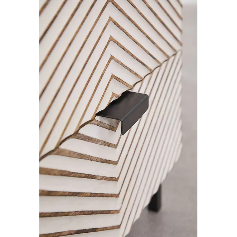 Velador Evania 50x35 cm en madera de mango 7