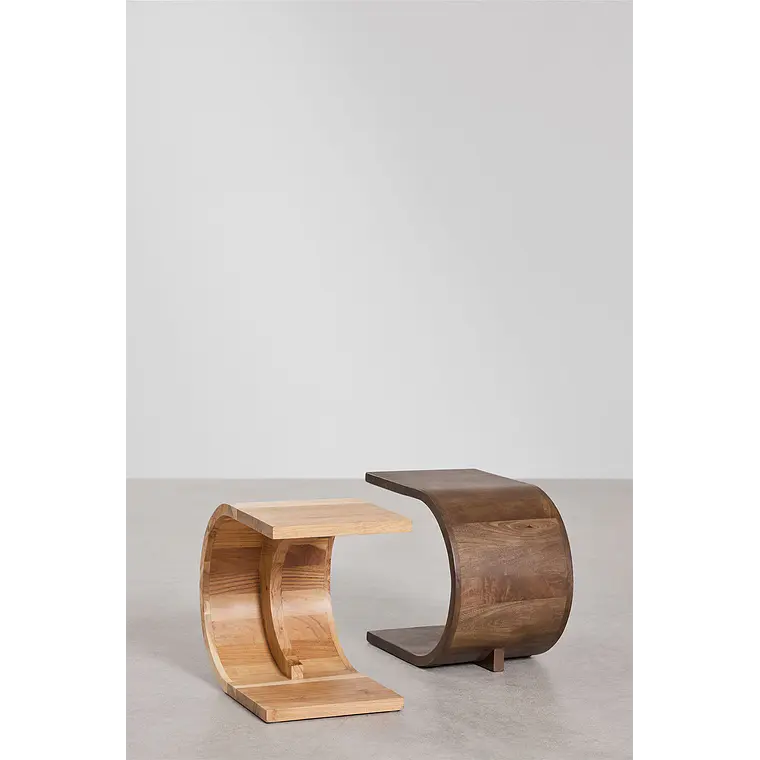 Velador Lorea 45x30 cm en madera 10