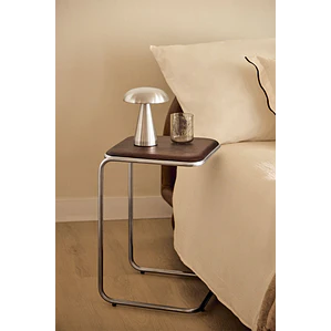 Velador Meria 35x35 cm en madera de acacia