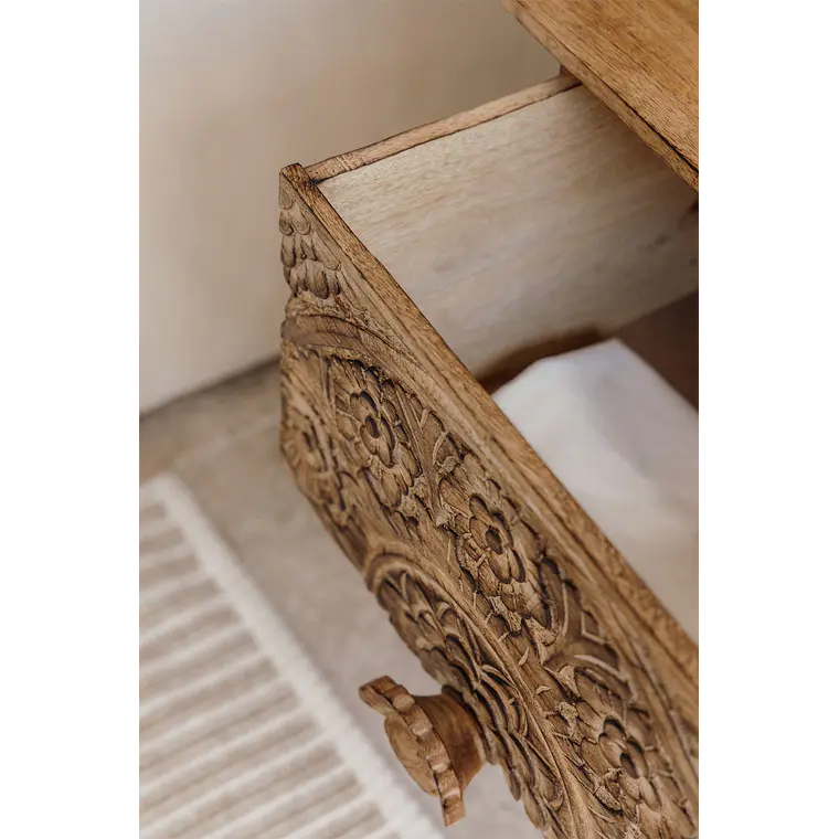 Velador Mireva 40x30 cm en madera de mango 3