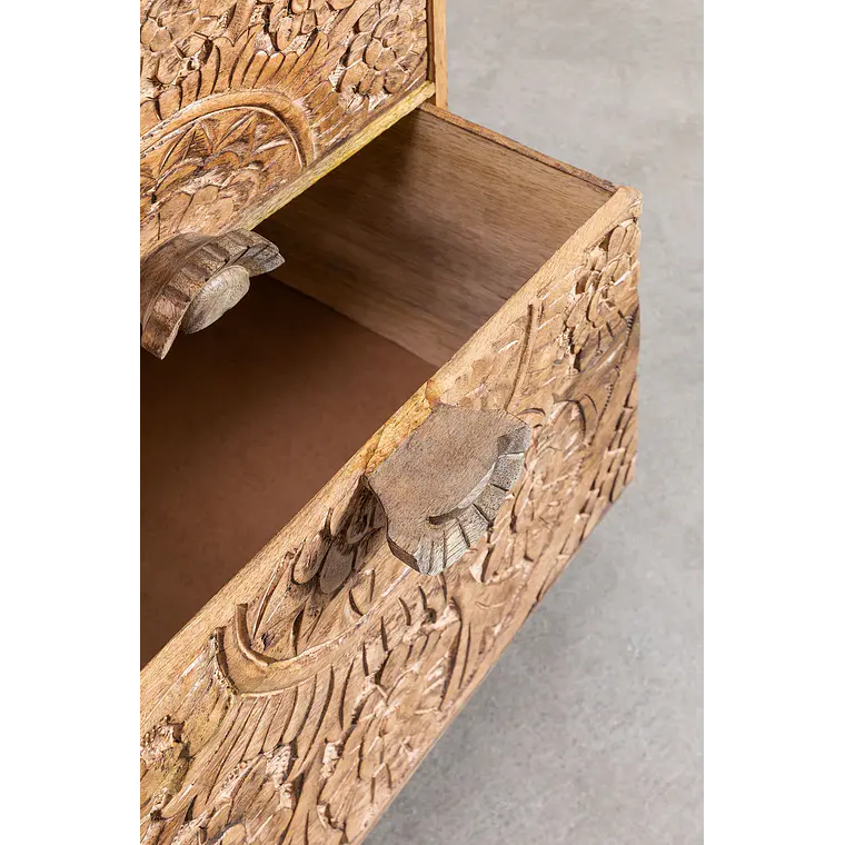 Velador Mireva 40x30 cm en madera de mango 6