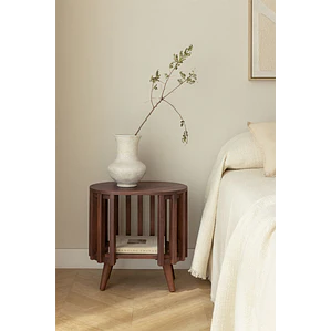 Velador Neriah 50x35 cm en madera de acacia