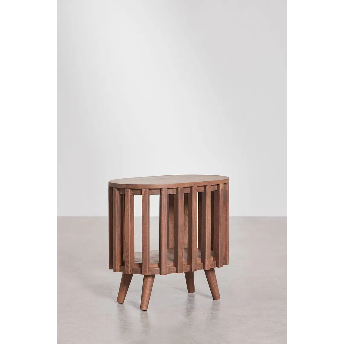 Velador Neriah 50x35 cm en madera de acacia 6