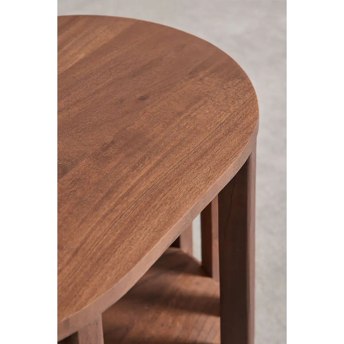 Velador Neriah 50x35 cm en madera de acacia 7