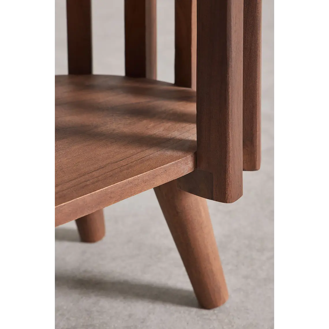 Velador Neriah 50x35 cm en madera de acacia 8