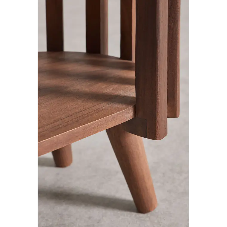 Velador Neriah 50x35 cm en madera de acacia 8