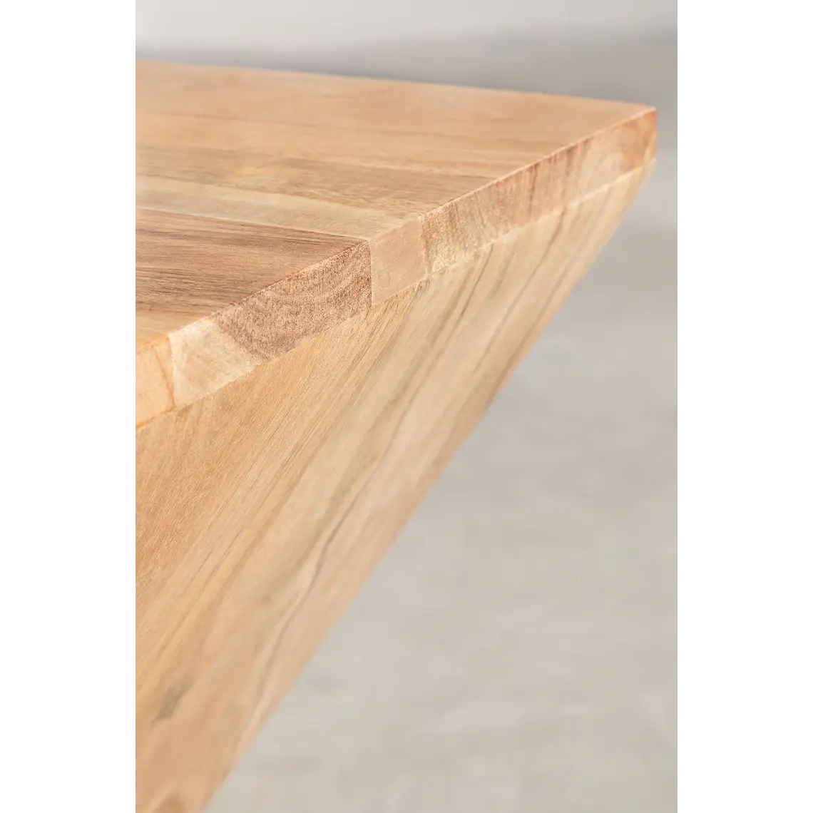 Velador Noreva 40x40 cm en madera de acacia 7