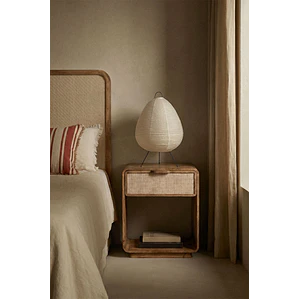 Velador Noriel 40x30 cm en madera de mango