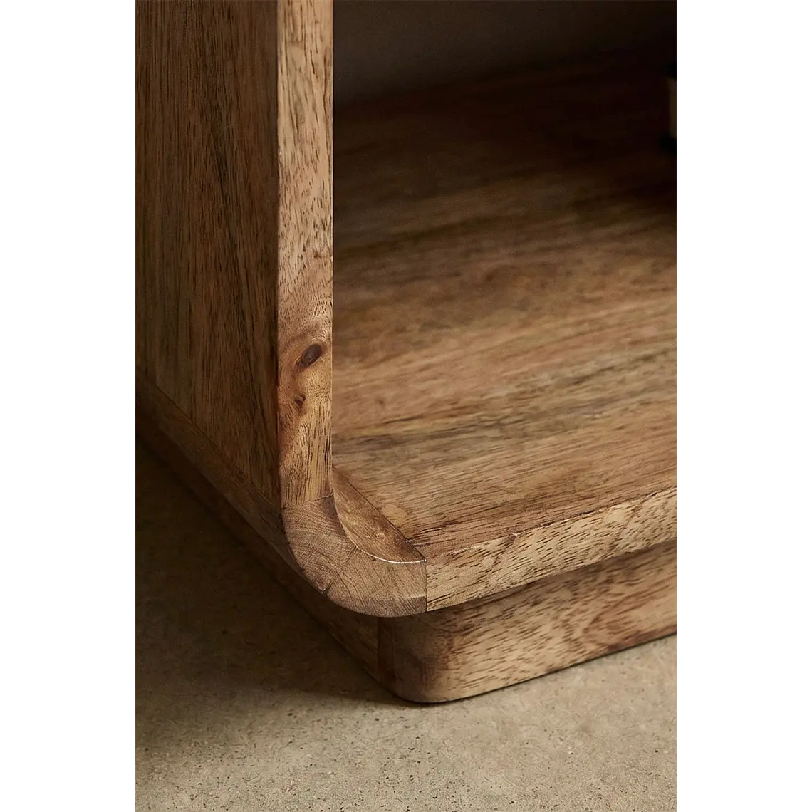 Velador Noriel 40x30 cm en madera de mango 3