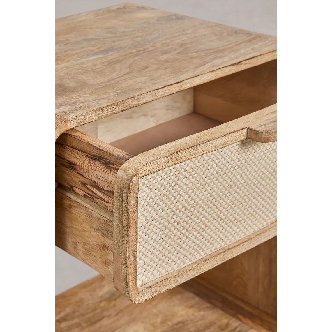 Velador Noriel 40x30 cm en madera de mango 7