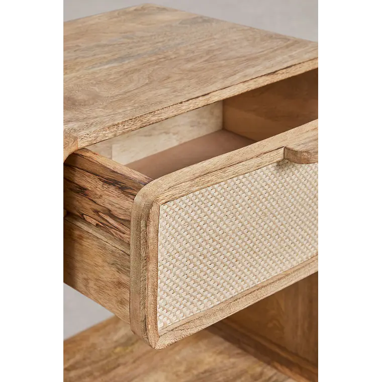 Velador Noriel 40x30 cm en madera de mango 7
