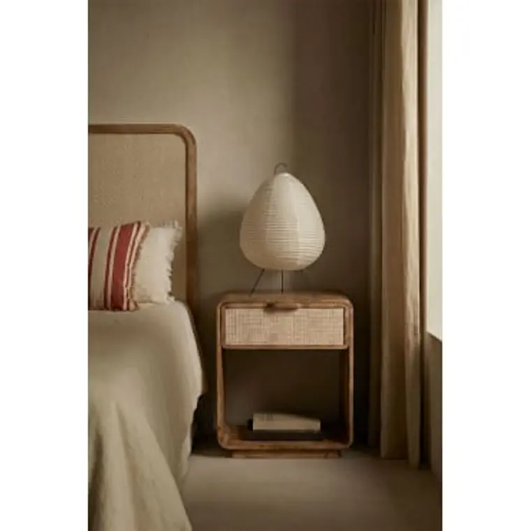 Velador Noriel 40x30 cm en madera de mango 11